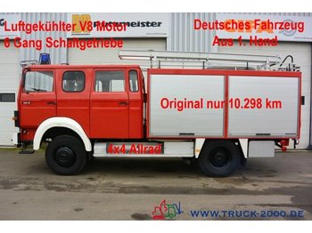 شاحنة مقفلة Magirus Deutz 120 - 23 AW LF16 4x4 V8 nur 10.298 km -Feuerwehr: صورة 1