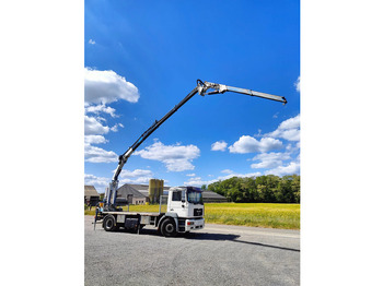 شاحنات مسطحة, شاحنة كرين MAN 18.410 F2000 Cormach 22000 E4F + jib: صورة 4