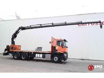 شاحنات مسطحة, شاحنة كرين Renault C 430 Hiab 188_es 5+remote: صورة 4