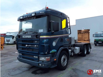 شاحنات مسطحة Scania 144 530 6x4 lames/meca: صورة 2