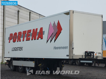 نصف مقطورة صندوق مغلق DRACO TSN 339 3 axles LZV Tailgate Lift-Lenkachse: صورة 3
