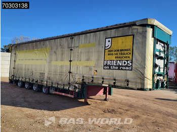 عربة منخفضة مسطحة نصف مقطورة MEUSBURGER MPG-4 2xSteering Axle COIL Liftachse: صورة 3