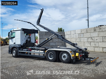شاحنة ذات خطاف Mercedes-Benz Actros 2745 6X2 NEW! Meiller RS21-70 Hooklift Retarder Lift+Steering Axle PPC Navi: صورة 2
