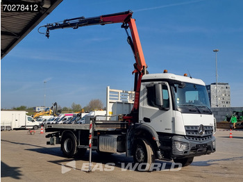 شاحنات مسطحة, شاحنة كرين Mercedes-Benz Arocs 1830 4X2 Palfinger PK12.002 EH B Remote Full Steel Big-Axle Euro 6: صورة 3