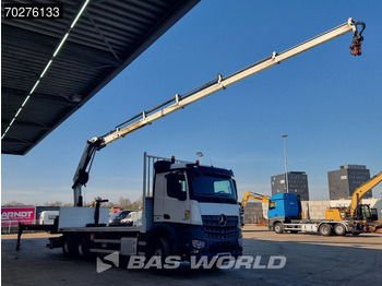 شاحنات مسطحة, شاحنة كرين Mercedes-Benz Arocs 2636 6X4 HIAB X-HIDUO 188 ES-S Crane Kran Big axle Euro 6: صورة 3