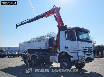 جديدة شاحنة قلاب, شاحنة كرين Mercedes-Benz Arocs 3348 6X6 Fassi F255A.2.24 xe-dynamic Kran Dreiseitenkipper Navi Euro 6: صورة 3