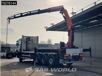شاحنات مسطحة, شاحنة كرين Renault C 380 8X4 Palfinger PK 23001 EH Remote Lift+Lenkachse Euro 6: صورة 2