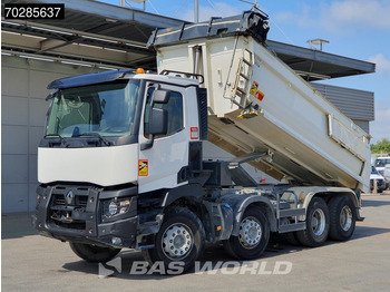 شاحنة قلاب Renault C 460 8X4 15m3 Meiller Tipper Steelsuspension Automatic BigAxle Euro 6: صورة 3