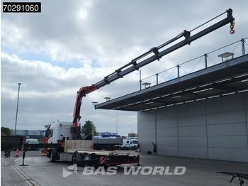 شاحنات مسطحة, شاحنة كرين Scania G410 6X2 Palfinger 53002 SH Kran Crane Lift+steering ACC Navi Euro 6: صورة 2