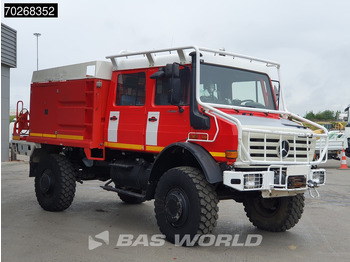سيارة إطفاء Unimog U5000 4X4 Camiva FIRE TRUCK SUPERSTRUCTURE NOT WORKING Automatic: صورة 3
