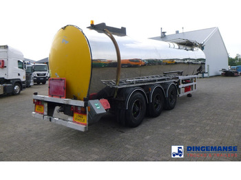 نصف مقطورة صهريج Crane Fruehauf Bitumen tank inox 28 m3 / 1 comp: صورة 4