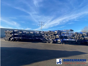 نصف مقطورة لنقل الحاويات Dennison Stack - 3 x container trailer 20-30-40-45 ft: صورة 5