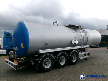 نصف مقطورة صهريج Magyar Bitumen tank inox 32 m3 / 1 comp: صورة 3