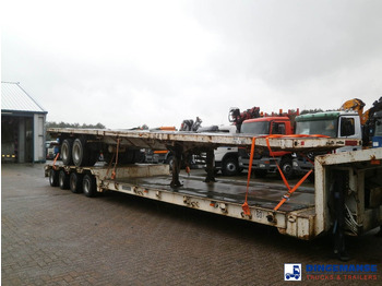 عربة منخفضة مسطحة نصف مقطورة Traylona 2-axle platform trailer 39000KG / Extendable 19M: صورة 2