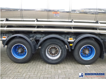 نصف مقطورة صهريج Van Hool Chemical tank inox 30 m3 / 1 comp: صورة 5