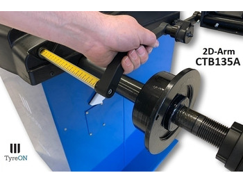 معدات الورش CTB135A wheel balancer - 5 ALU and 2 Steel programs - Auto input Distance + Diameter + Width - 230V: صورة 4