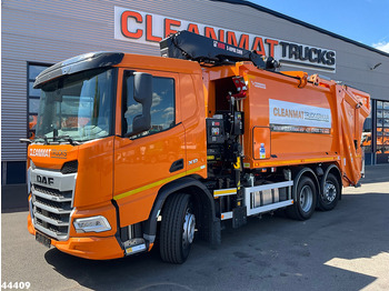 شاحنة النفايات DAF FAN XD 340 Hiab 23 Tonmeter laadkraan: صورة 2