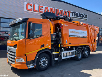 شاحنة النفايات DAF FAN XD 340 Hiab 23 Tonmeter laadkraan: صورة 3