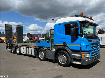 شاحنة نقل سيارات شاحنة Scania P 410 8x2 Euro 6 Retarder Autotransporter met hydraulische oprijrampen: صورة 4