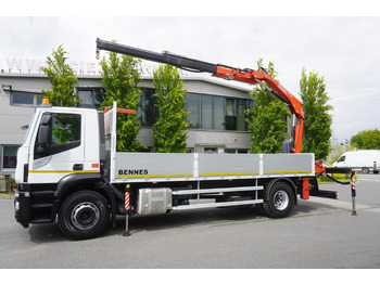 شاحنات مسطحة, شاحنة كرين Iveco Stralis 310 / 34 tho km !!! / FASSI 4 Tons 400 MTH! / Flatbed: صورة 5