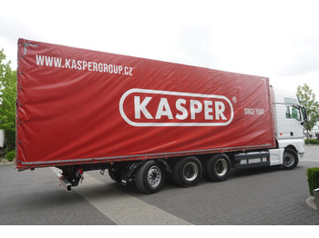 MAN MAN TGX 35.580 E6 8x4 /4 / 23 EPAL tarp superstructure / 4th axle steered MAN MAN TGX 35.580 E6 8x4 /4 / 23 EPAL tarp superstructure / 4th axle steered: صورة 5