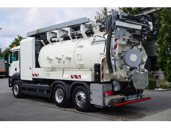 شاحنة الشفط MAN TGS 26.360 E6 / RIVARD sewage cleaner 18 m3 / 115 tho. km / steering axle / 2 units: صورة 5