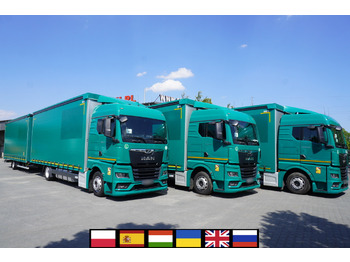 MAN TGX 18.470 / Trailer 19 EPAL / Curtainsider 19 EPAL / 2022 / Retarder / 15 units MAN TGX 18.470 / Trailer 19 EPAL / Curtainsider 19 EPAL / 2022 / Retarder / 15 units: صورة 1