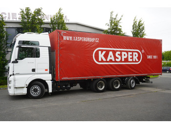 شاحنة ستارة MAN TGX 35.580 E6 8x4 /4 / 23 EPAL tarp superstructure / 4th axle steered: صورة 2