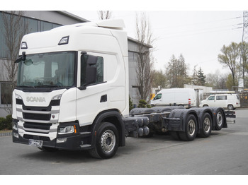 شاحنة كرين Scania G540 8x4 / Chassis 8.7 m / Steered axle / 2021: صورة 2