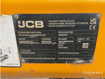 حفار زحاف JCB 220X