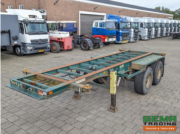 نصف مقطورة لنقل الحاويات Flandria OP 20V 2A 2-Assen ROR - DrumBrakes - Steel Suspension - 20FT (O1980): صورة 3