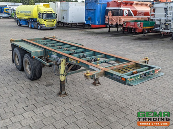 نصف مقطورة لنقل الحاويات Flandria OP 20V 2A 2-Assen ROR - DrumBrakes - Steel Suspension - 20FT (O1980): صورة 4