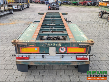 نصف مقطورة لنقل الحاويات Flandria OP 20V 2A 2-Assen ROR - DrumBrakes - Steel Suspension - 20FT (O1980): صورة 5