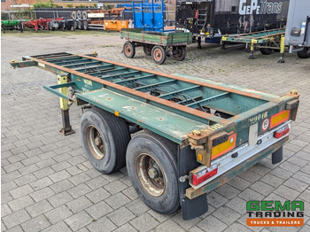 نصف مقطورة لنقل الحاويات Flandria OP 20V 2A 2-Assen ROR - DrumBrakes - Steel Suspension - 20FT (O1980): صورة 2