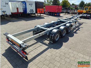 جديدة نصف مقطورة لنقل الحاويات Fliegl SDS01 3-Assen SAF - LiftAs - Schijfremmen - Alle Aansluitingen - Gegalvaniseerd - Kop/KontSchuiver - Ongebruikt!: صورة 2