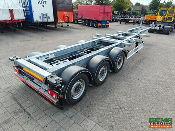جديدة نصف مقطورة لنقل الحاويات Fliegl SDS01 3-Assen SAF - LiftAs - Schijfremmen - Alle Aansluitingen - Gegalvaniseerd - Kop/KontSchuiver - Ongebruikt!: صورة 4