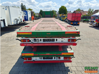 نصف مقطورة مسطحة HRD NTS 3-Assen SAF - MEGA - Heavy Duty - Rongpotten/Rongen - Schuine Achterkant met Rijgoot - Zware kantbalk: صورة 5
