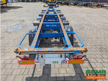 نصف مقطورة لنقل الحاويات Krone SD27 3-Assen BPW Drumbrakes - 4700KG - All Connections (O1913): صورة 5
