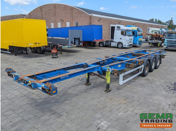 نصف مقطورة لنقل الحاويات Krone SD27 3-Assen BPW Drumbrakes - 4700KG - All Connections (O1913): صورة 4