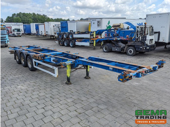 نصف مقطورة لنقل الحاويات Krone SD27 3-Assen BPW Drumbrakes - 4700KG - All Connections (O1913): صورة 3