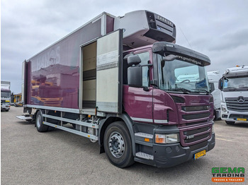 شاحنة الفريزر Scania P230 4x2 Dagcab Euro5 - Koel-VriesBak 8.4m + Carrier Supra 950MT + Laadklep 2000kg: صورة 2