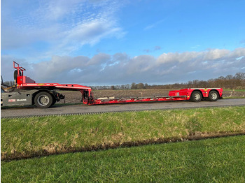 عربة منخفضة مسطحة نصف مقطورة Broshuis 2 ABD | SL AXLE !!! | 4050 EXTENSION | COMBINE HARVEST TRAILER: صورة 3