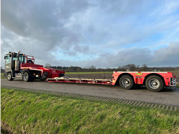 عربة منخفضة مسطحة نصف مقطورة Broshuis 2 ABD | SL AXLE !!! | 4050 EXTENSION | COMBINE HARVEST TRAILER: صورة 4