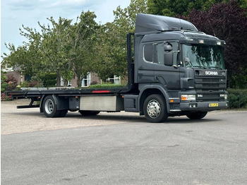 شاحنة نقل سيارات شاحنة Scania 94.220 Machine transporter!!RAMPEN!!: صورة 2