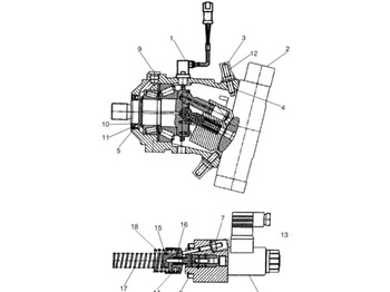 محرك هيدروليكي CASE
