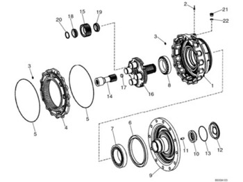 المحور و قطع الغيار CASE