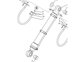 اسطوانة هيدروليكية CASE