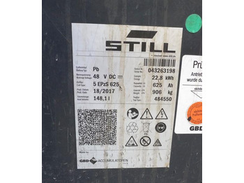 بطارية - معدات المناولة GBD 48 Volt 5 PzS 625 Ah: صورة 4