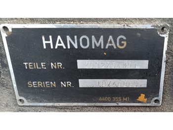المحرك و قطع الغيار HANOMAG