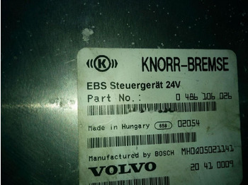 وحدة تحكم الكتروني - حافلة Volvo KNOR-BREMSE EBS 0486106063, 0486106028.\\\\ 0486106050 .\\ 063\\   Volvo Scania: صورة 3
